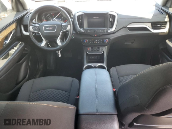 2020 GMC Terrain SLE with VIN 3GKALMEV0LL301726, listed as a Copart auction lot 61779595 with 42,015 mi miles and Salvage title. Bid and sale history available at DreamBid. Image 8.