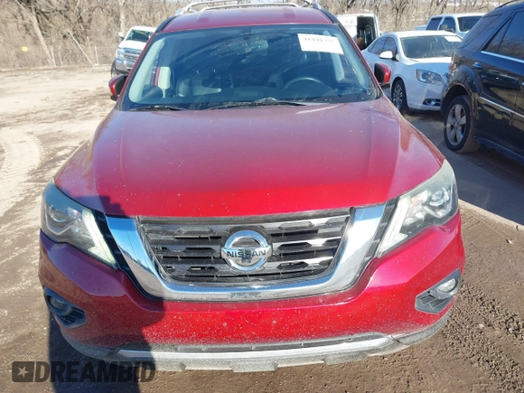 2018 Nissan Pathfinder SL with VIN 5N1DR2MN5JC611324, listed as a IAAI auction lot 41444355 with 68,787 mi miles. Bid and sale history available at carsss.com. Image 6.