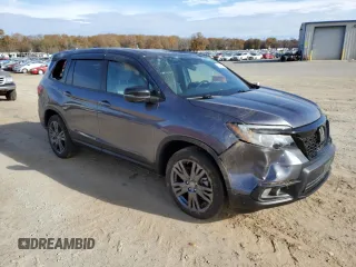 2021 Honda Passport EX-L with VIN 5FNYF7H54MB011715, listed as a Copart auction lot 84494244 with 33,264 mi miles and Salvage Title. Bid and sale history available at carsss.com. Image 4.