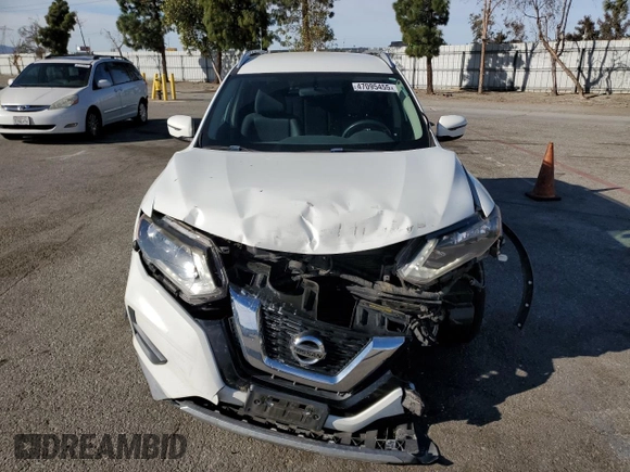 2017 Nissan Rogue SV with VIN KNMAT2MT5HP514280, listed as a Copart auction lot 47095455 with 144,396 mi miles and Salvage title. Bid and sale history available at DreamBid. Image 5.