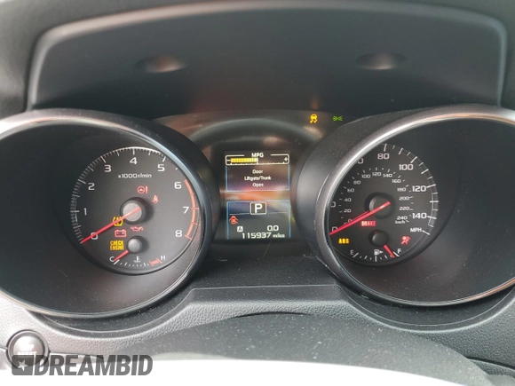 2015 Subaru Legacy 2.5i with VIN 4S3BNBA68F3046384, listed as a Copart auction lot 64255075 with 115,937 mi miles and Salvage title. Bid and sale history available at DreamBid. Image 9.