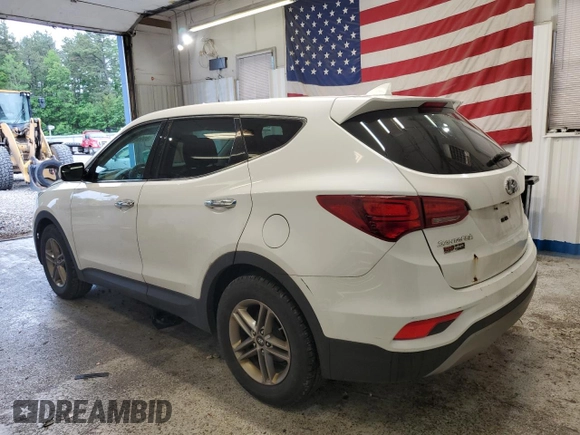 2017 Hyundai Santa Fe 2.4L with VIN 5XYZTDLB8HG438631, listed as a Copart auction lot 59996325 with 200,388 mi miles and Salvage title. Bid and sale history available at DreamBid. Image 2.