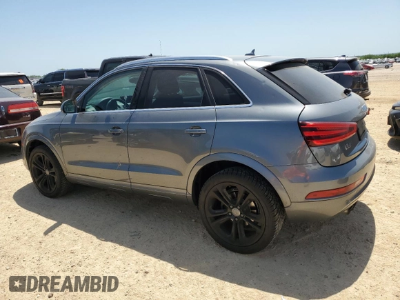 2015 Audi Q3 Prestige with VIN WA1GFCFS2FR000393, listed as a Copart auction lot 52597105 with 118,141 mi miles and Clean title. Bid and sale history available at DreamBid. Image 2.
