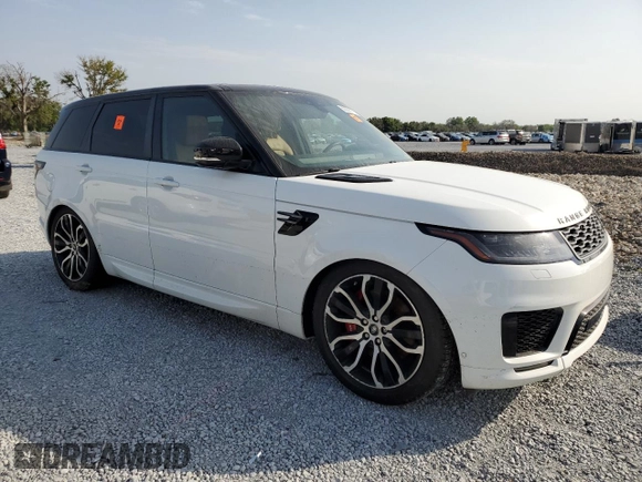 2018 Land Rover Range Rover Sport with VIN SALWR2RE0JA192874, listed as a Copart auction lot 50208775 with Not Provided miles and Salvage Title. Bid and sale history available at carsss.com. Image 4.