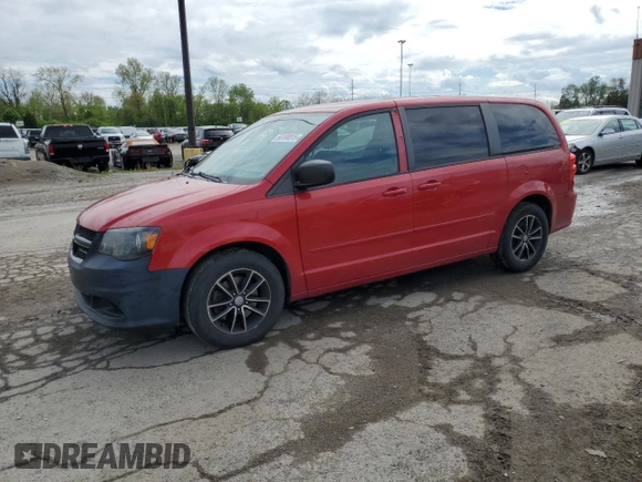 2015 Dodge Grand Caravan American Value with VIN 2C4RDGBG9FR651107, listed as a Copart auction lot 56194015 with 204,403 mi miles and Clean Title. Bid and sale history available at DreamBid. Image 1.