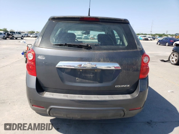 2011 Chevrolet Equinox LS with VIN 2GNALBEC2B1147400, listed as a Copart auction lot 52441585 with 123,546 mi miles and Salvage Title. Bid and sale history available at carsss.com. Image 6.