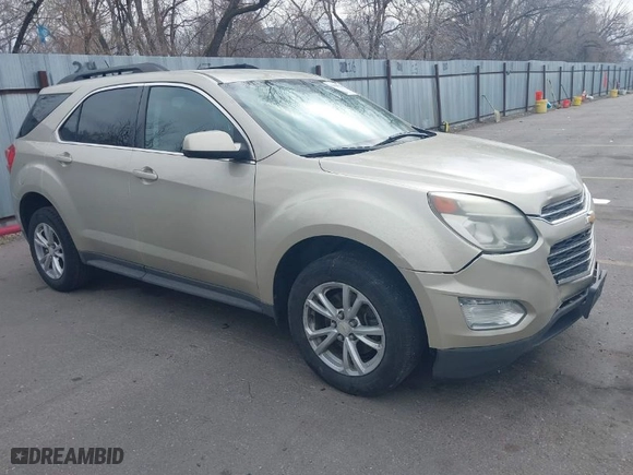2016 Chevrolet Equinox LT with VIN 2GNALCEK3G1142906, listed as a IAAI auction lot 41828217 with 182,662 mi miles. Bid and sale history available at carsss.com. Image 1.