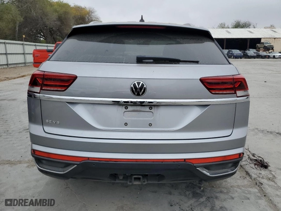 2022 Volkswagen Atlas Cross Sport 3.6L V6 SE w/Technology with VIN 1V2WE2CAXNC209665, listed as a Copart auction lot 87189974 with 35,521 mi miles and Salvage Title. Bid and sale history available at carsss.com. Image 6.