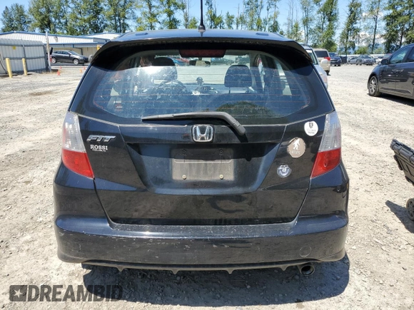 2011 Honda Fit Sport with VIN JHMGE8H57BC024827, listed as a Copart auction lot 59704194 with 146,316 mi miles and Salvage Title. Bid and sale history available at DreamBid. Image 6.