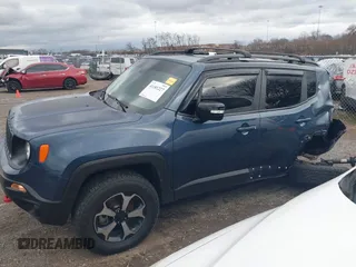 2022 Jeep Renegade Trailhawk with VIN ZACNJDC19NPN61911, listed as a IAAI auction lot 41181227 with 25,614 mi miles and . Bid and sale history available at DreamBid. Image 15.