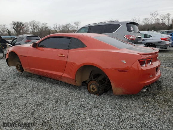 2010 Chevrolet Camaro 2LT with VIN 2G1FG1EV6A9168161, listed as a Copart auction lot 48475685 with 189,691 mi miles and Salvage Title. Bid and sale history available at carsss.com. Image 2.