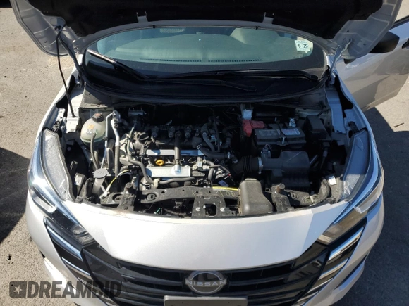 2024 Nissan Versa S with VIN 3N1CN8DV7RL875548, listed as a Copart auction lot 49424065 with 10,154 mi miles and Salvage Title. Bid and sale history available at DreamBid. Image 12.