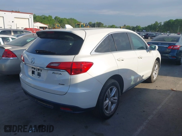 2015 Acura RDX with VIN 5J8TB4H35FL014658, listed as a IAAI auction lot 42034673 with 1 mi miles. Bid and sale history available at carsss.com. Image 4.