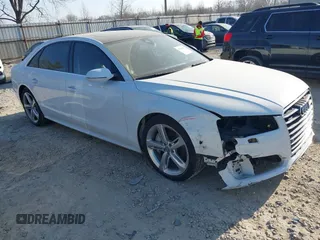 2018 Audi A8 with VIN WAU44AFD6JN000835, listed as a IAAI auction lot 41782207 with 48,009 mi miles and . Bid and sale history available at DreamBid. Image 1.