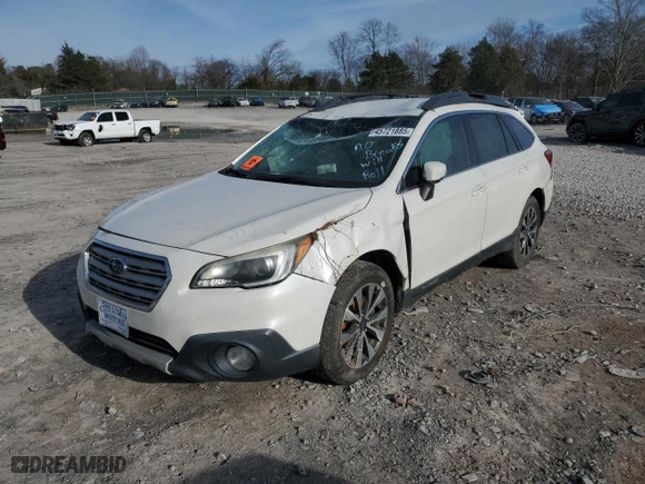 2016 Subaru Outback 2.5i Limited with VIN 4S4BSBJC1G3250889, listed as a Copart auction lot 45721885 with 180,302 mi miles and Salvage Title. Bid and sale history available at carsss.com. Image 1.