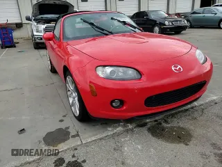 2006 Mazda MX-5 Miata Grand Touring with VIN JM1NC25F260102320, listed as a Copart auction lot 63183595 with 205,383 mi miles and Salvage title. Bid and sale history available at DreamBid. Image 13.