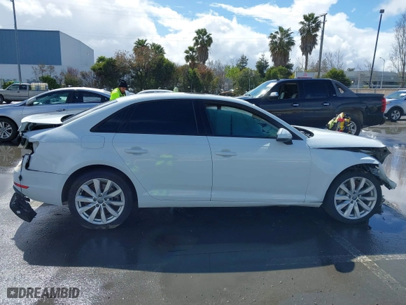 2017 Audi A4 Premium with VIN WAUANAF40HN011047, listed as a IAAI auction lot 41824638 with 107,802 mi miles. Bid and sale history available at carsss.com. Image 12.