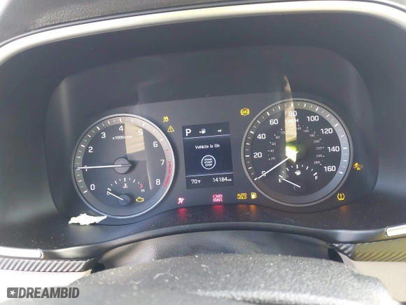 2019 Hyundai Tucson SEL with VIN KM8J33AL4KU991829, listed as a IAAI auction lot 42002700 with 14,184 mi miles. Bid and sale history available at carsss.com. Image 7.