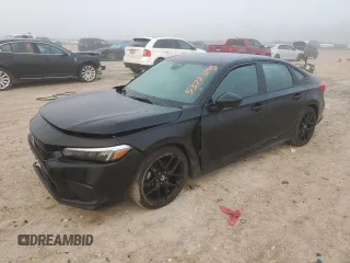 2024 Honda Civic Sport z VIN 2HGFE2F58RH567903, wystawiony jako Copart lot #53727295 z przebiegiem 18 522 mil mil oraz Szkoda całkowita • Salvage title. Historia ofert i sprzedaży dostępna na DreamBid. Obrazek 1.