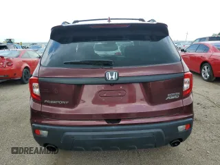 2019 Honda Passport Touring с VIN 5FNYF8H97KB016820, выставлен на аукционе Copart как лот 61562855 с пробегом 41 772 миль миль и Списание • Salvage title. История ставок и продаж доступна на DreamBid. Изображение 6.