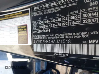 2017 Mercedes-Benz GLE 43 AMG with VIN 4JGED6EB4HA071548, listed as a IAAI auction lot 41408935 with Not provided miles and . Bid and sale history available at DreamBid. Image 9.