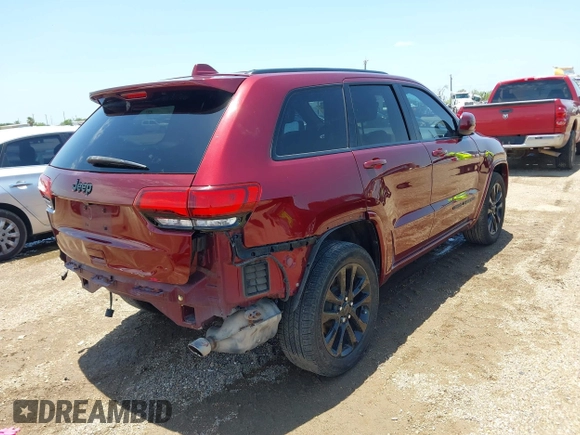 2019 Jeep Grand Cherokee Altitude with VIN 1C4RJFAG1KC619257, listed as a IAAI auction lot 42352249 with 72,562 mi miles and . Bid and sale history available at DreamBid. Image 4.