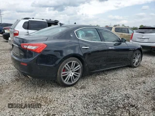 2016 Maserati Ghibli S Q4 with VIN ZAM57RTA4G1185177, listed as a Copart auction lot 55495705 with 51,486 mi miles and Salvage Title. Bid and sale history available at carsss.com. Image 3.