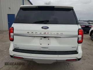 2022 Ford Expedition Max XLT with VIN 1FMJK1JT2NEA45380, listed as a Copart auction lot 49838105 with 46,757 mi miles and Salvage Title. Bid and sale history available at DreamBid. Image 6.