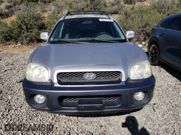 2003 Hyundai Santa Fe GLS with VIN KM8SC73D23U442536, listed as a Copart auction lot 53171725 with 131,554 mi miles and Salvage title. Bid and sale history available at DreamBid. Image 5.