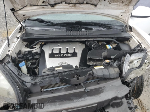 2007 Hyundai Tucson SE with VIN KM8JN12D37U524317, listed as a Copart auction lot 51601275 with 97,755 mi miles and Salvage Title. Bid and sale history available at carsss.com. Image 12.