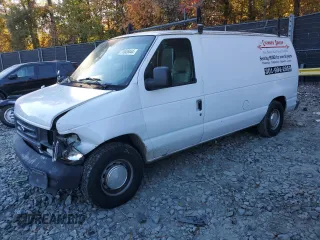 2003 Ford Econoline Cargo with VIN 1FTRE14263HC04236, listed as a Copart auction lot 77628444 with 163,778 mi miles and Salvage Title. Bid and sale history available at carsss.com. Image 1.