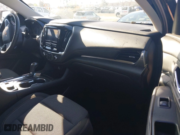 2020 Chevrolet Traverse LT Cloth with VIN 1GNERGKW9LJ319473, listed as a IAAI auction lot 41859216 with 63,159 mi miles. Bid and sale history available at carsss.com. Image 5.