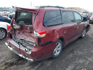 2014 Toyota Sienna LE AAS with VIN 5TDKK3DC3ES411177, listed as a IAAI auction lot 41650472 with 25,000 mi miles. Bid and sale history available at carsss.com. Image 4.