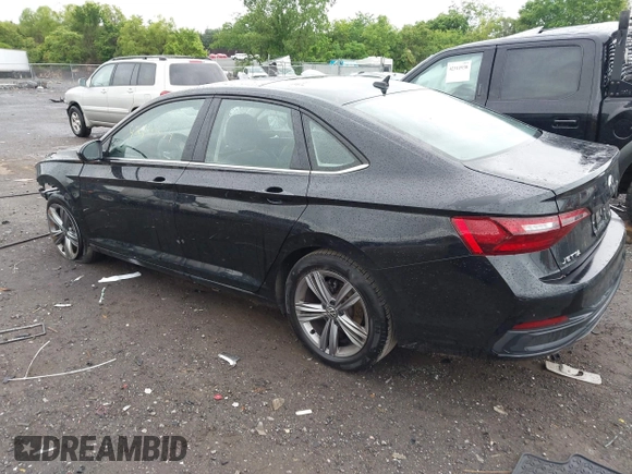 2023 Volkswagen Jetta SE with VIN 3VW7M7BUXPM038075, listed as a IAAI auction lot 42314234 with 19,490 mi miles and . Bid and sale history available at DreamBid. Image 14.
