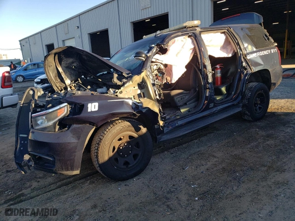 2019 Chevrolet Tahoe Commercial with VIN 1GNLCDEC4KR249230, listed as a Copart auction lot 84731364 with 0 mi miles and Non Repairable. Bid and sale history available at carsss.com. Image 1.