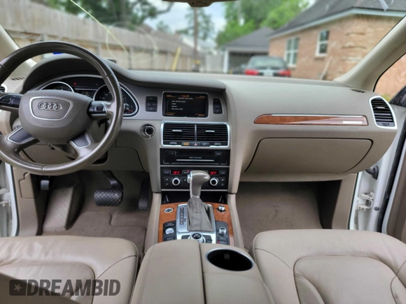 2014 Audi Q7 3.0T Premium Plus with VIN WA1LGAFEXED013107, listed as a Copart auction lot 54091815 with 138,867 mi miles and Clean Title. Bid and sale history available at carsss.com. Image 9.
