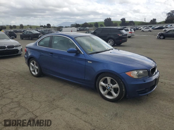 2009 BMW 1 Series 128i with VIN WBAUP93529VF49255, listed as a Copart auction lot 51100045 with 153,841 mi miles and Clean title. Bid and sale history available at DreamBid. Image 4.