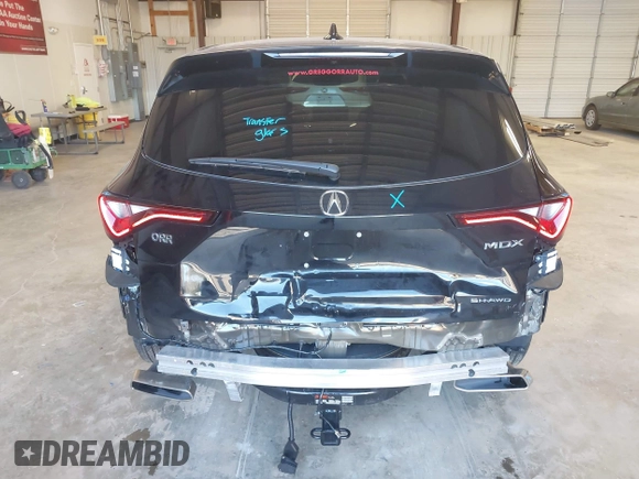 2025 Acura MDX Technology с VIN 5J8YE1H42SL016852, выставлен на аукционе IAAI как лот 41719580 с пробегом 3 460 миль миль и . История ставок и продаж доступна на DreamBid. Изображение 6.