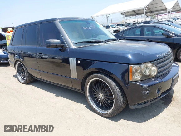 2006 Land Rover Range Rover HSE with VIN SALME15446A227210, listed as a IAAI auction lot 42385606 with Not provided miles and . Bid and sale history available at DreamBid. Image 1.