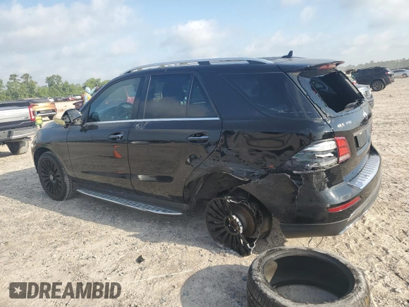 2017 Mercedes-Benz GLE 350 with VIN 4JGDA5JB0HA936908, listed as a Copart auction lot 56923525 with 119,742 mi miles and Salvage title. Bid and sale history available at DreamBid. Image 2.