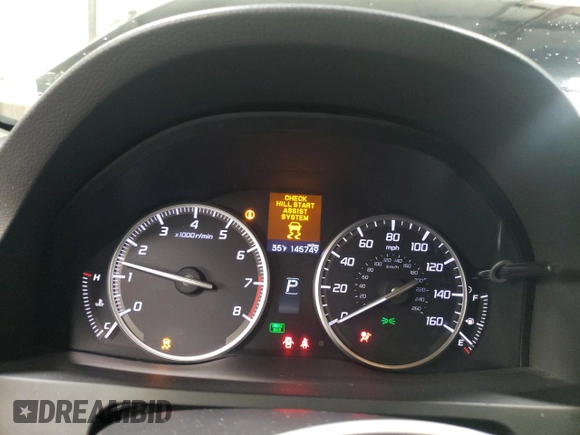 2015 Acura RDX Tech Pkg with VIN 5J8TB4H52FL020404, listed as a Copart auction lot 45282205 with 145,749 mi miles and Salvage Title. Bid and sale history available at carsss.com. Image 9.