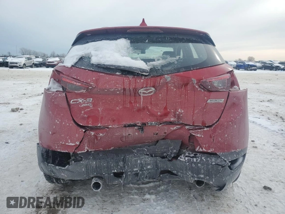 2018 Mazda CX-3 Touring with VIN JM1DKFC79J0300810, listed as a Copart auction lot 45122375 with 51,384 mi miles and Salvage Title. Bid and sale history available at carsss.com. Image 6.