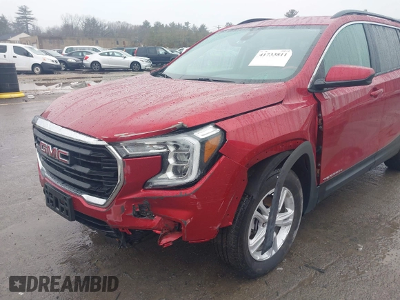 2024 GMC Terrain SLE z VIN 3GKALTEG4RL162236, wystawiony jako IAAI lot #41733811 z przebiegiem 35 542 mil mil oraz . Historia ofert i sprzedaży dostępna na DreamBid. Obrazek 6.