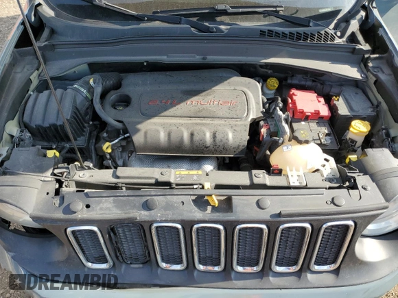 2018 Jeep Renegade Sport with VIN ZACCJBAB5JPH76349, listed as a Copart auction lot 56583145 with 101,857 mi miles and Salvage title. Bid and sale history available at DreamBid. Image 12.