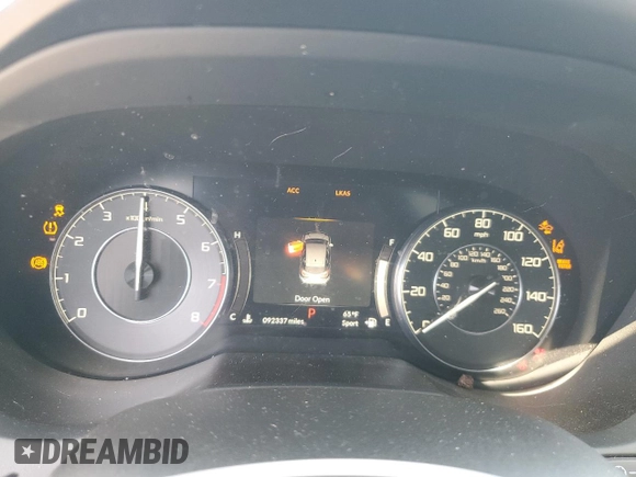 2021 Acura RDX with VIN 5J8TC1H34ML002641, listed as a Copart auction lot 56209455 with 92,337 mi miles and Salvage title. Bid and sale history available at DreamBid. Image 9.