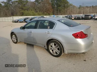 2011 Infiniti G25 Sedan x with VIN JN1DV6AR8BM651927, listed as a Copart auction lot 44240125 with 63,806 mi miles and Salvage Title. Bid and sale history available at carsss.com. Image 2.