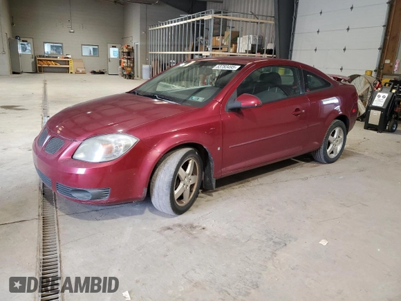 2009 Pontiac G5 with VIN 1G2AS18H597220810, listed as a Copart auction lot 53783495 with 160,189 mi miles and Salvage Title. Bid and sale history available at carsss.com. Image 1.