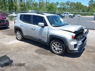 2020 Jeep Renegade Latitude with VIN ZACNJABB8LPL63973, listed as a IAAI auction lot 42552558 with 104,089 mi miles and . Bid and sale history available at DreamBid. Image 1.