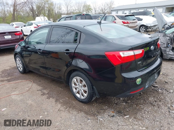2013 Kia Rio LX with VIN KNADM4A30D6157890, listed as a IAAI auction lot 42066146 with 73,319 mi miles and . Bid and sale history available at DreamBid. Image 3.