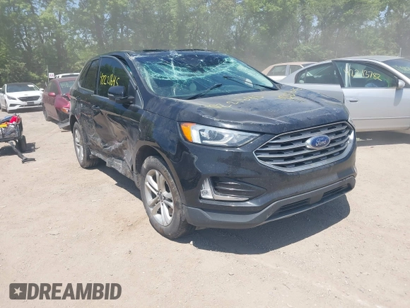2019 Ford Edge SEL with VIN 2FMPK4J9XKBB03842, listed as a IAAI auction lot 42221645 with 155,424 mi miles and . Bid and sale history available at DreamBid. Image 1.